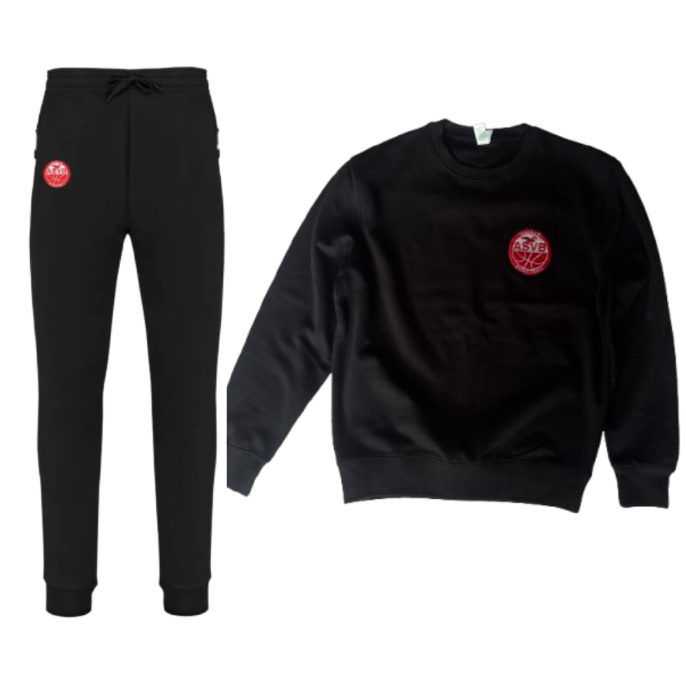 Pantalon jogging + Sweat à col rond ASVB